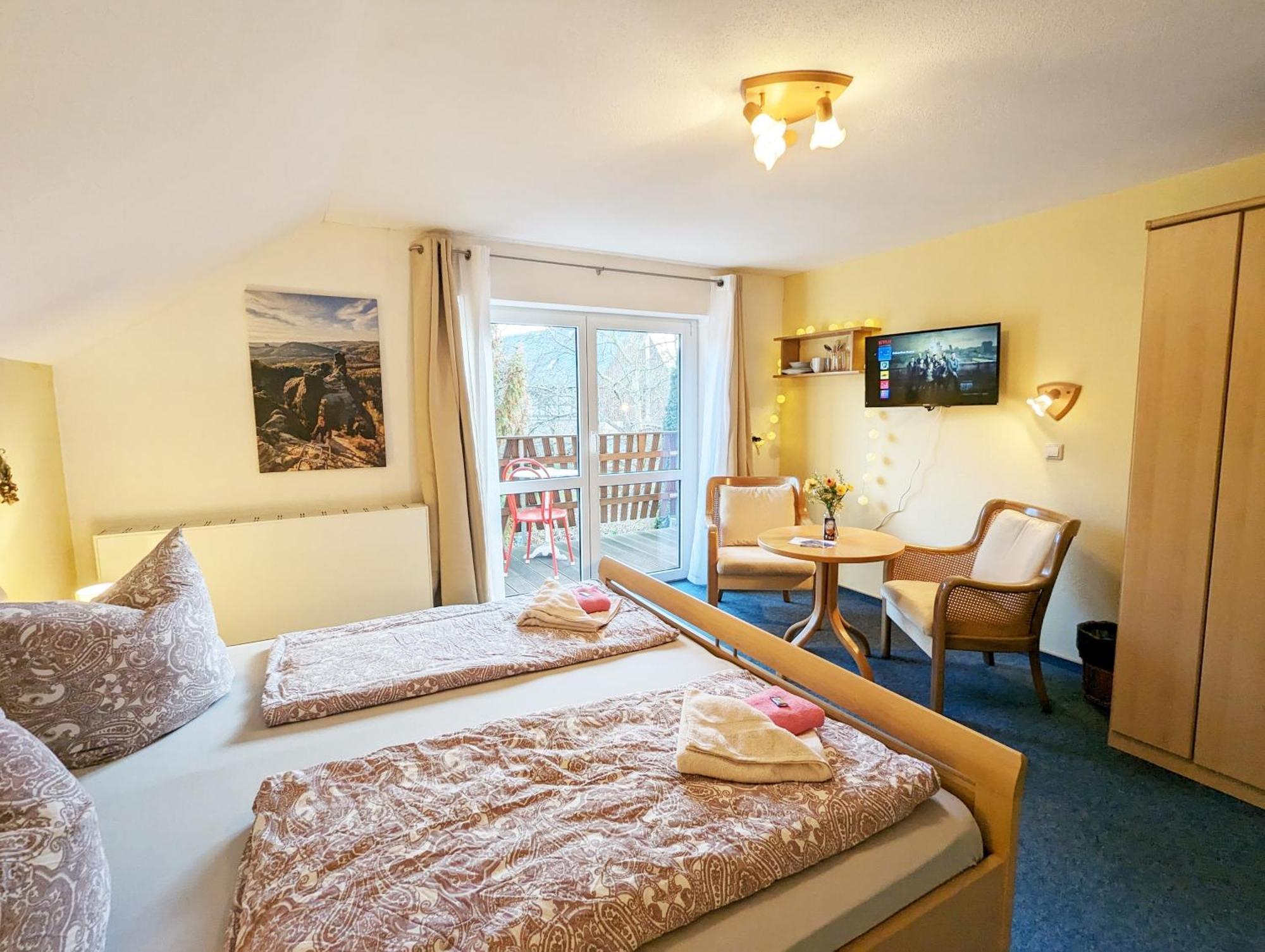 L9 - Urlaubsmagie - Balkon & Direkt Am Wanderweg Appartement Sebnitz Buitenkant foto